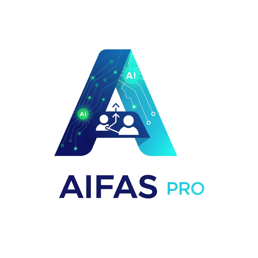 AI Design for we are creating a ai samart attendance tracking system for schools so we need a logo for our website or software or wed can say for our company so could you design an unique logo for that our comapny name will be AIFAS PRO