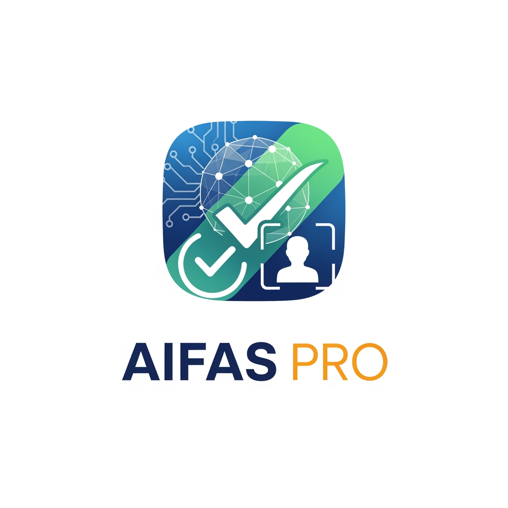 AI Design for we are creating a ai samart attendance tracking system for schools so we need a logo for our website or software or wed can say for our company so could you design an unique logo for that our comapny name will be AIFAS PRO