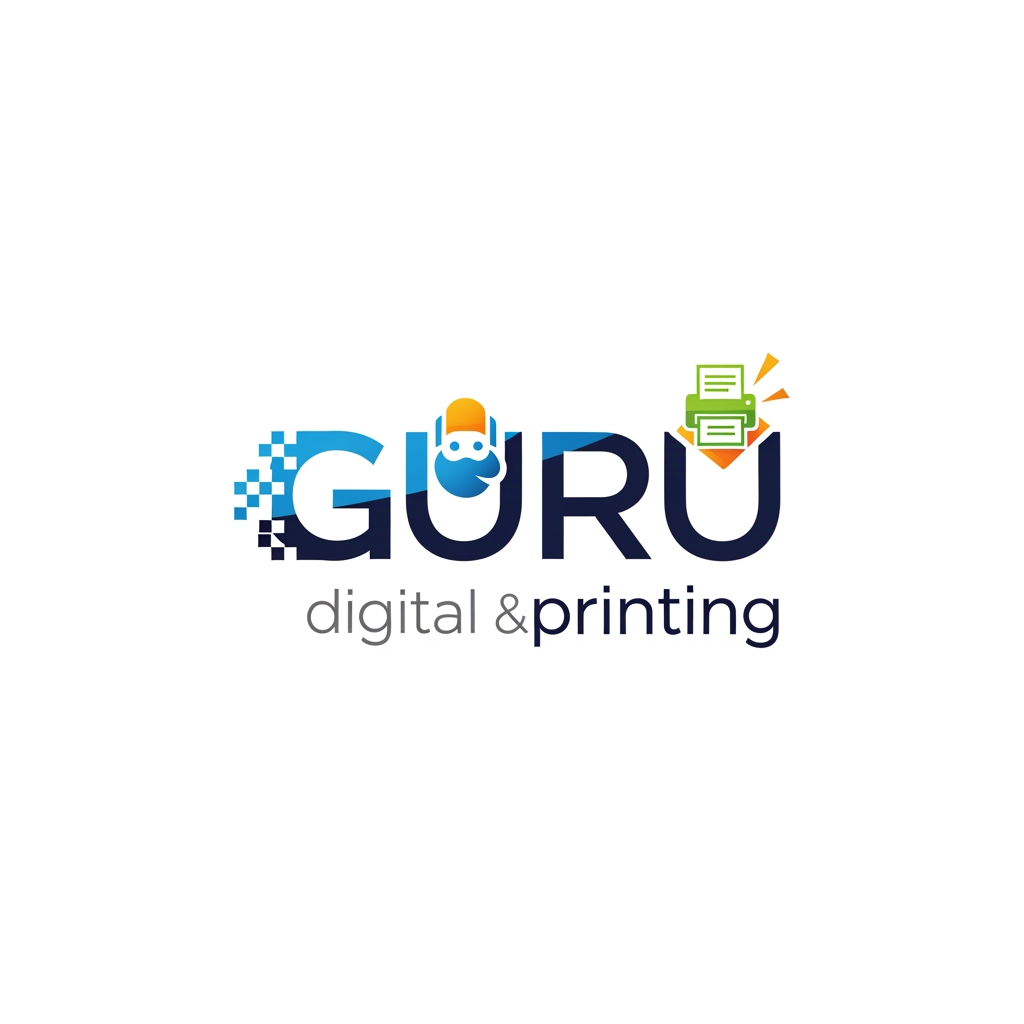 AI Design for GURU digital & printing logo want
