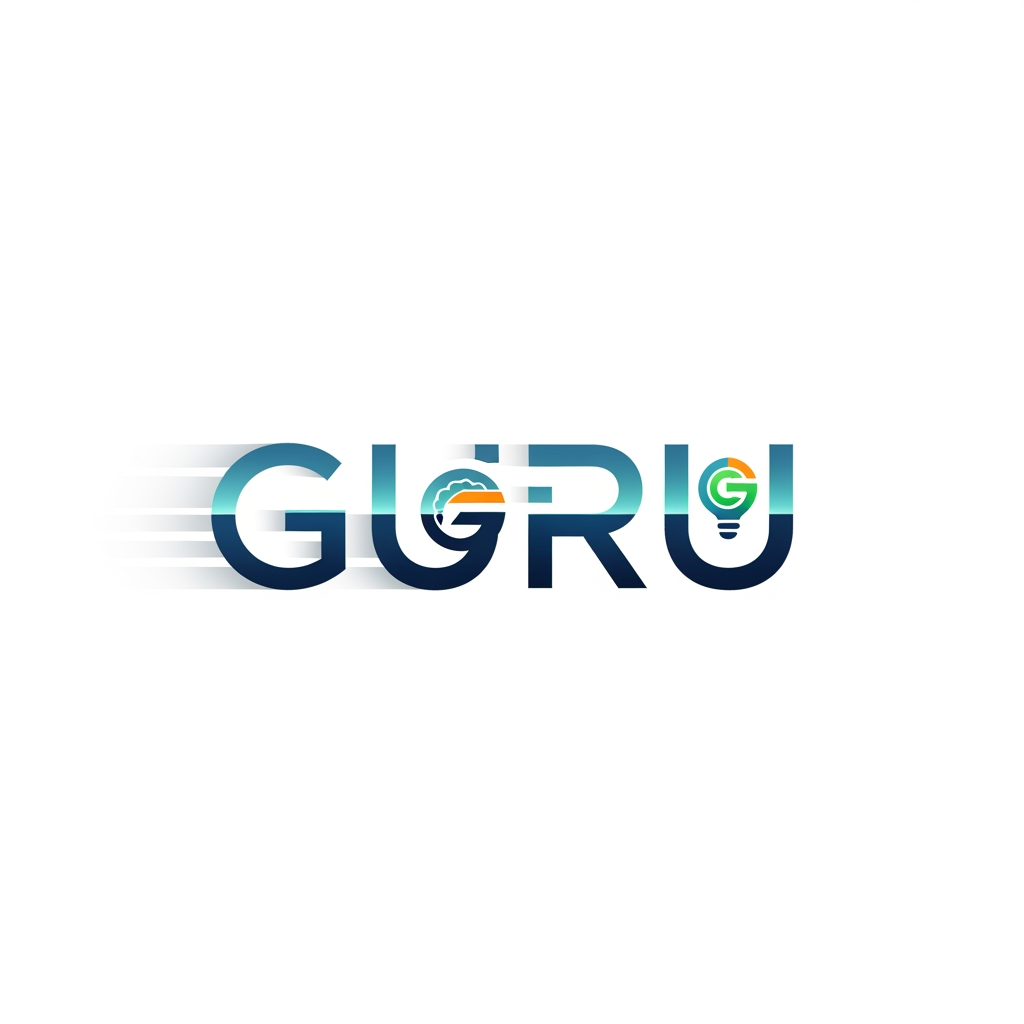 AI Design for GURU digital logo want