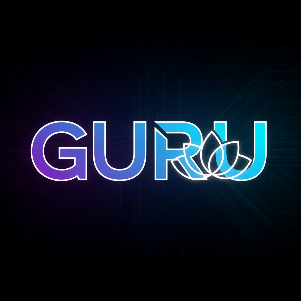 AI Design for GURU digital logo want