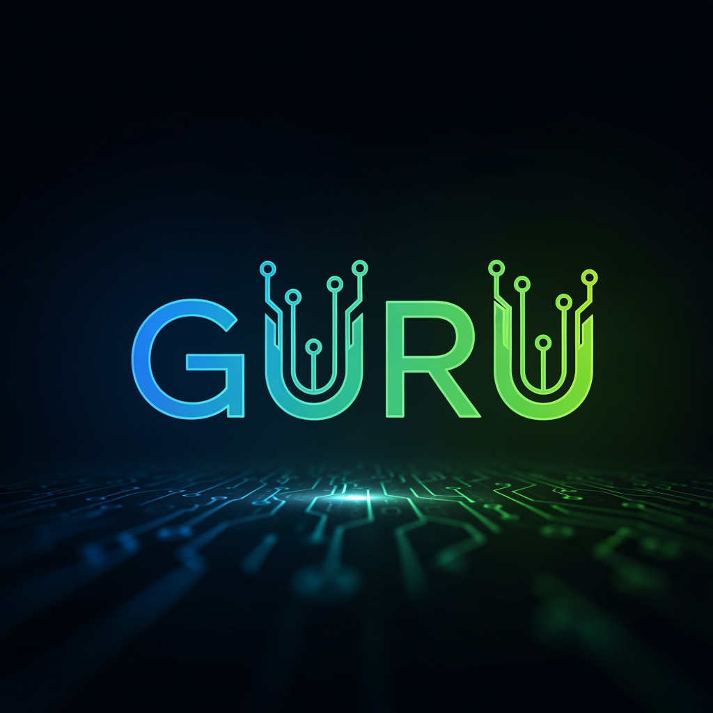 AI Design for GURU digital logo want