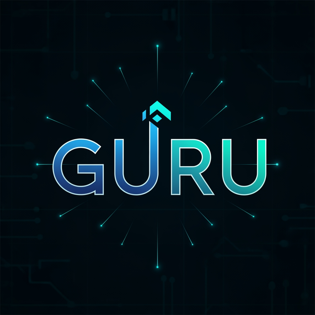 AI Design for GURU digital logo want