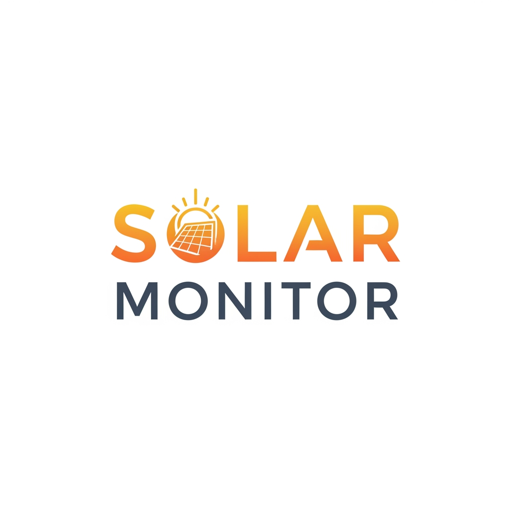 AI Design for i WANT TO CREATE A LOGO FOR SOLAR MONITOR WEBSITE IT IS RELATED TO SOLAR PANNEL AND SOLAR ENERGY LOGO TYPE SHOULD ME WORD MARK AND NAME FOR LOGO IS SOLAR MONITOR