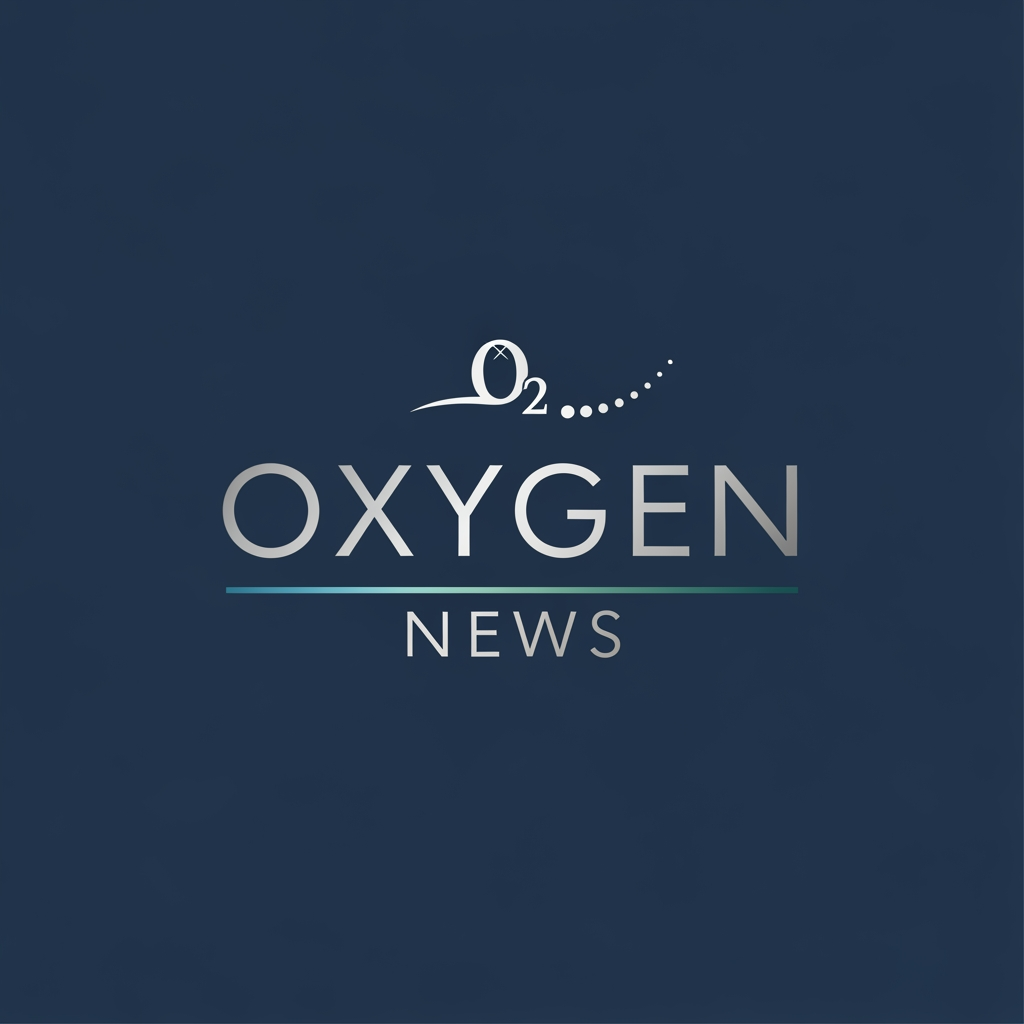 AI Design for create a logo for news channel name oxygen news. create a simple rich and elegant. not necessary to take oxygen in logo. get me more option. i m not liking it. keep it simple. its very clumsy and funky