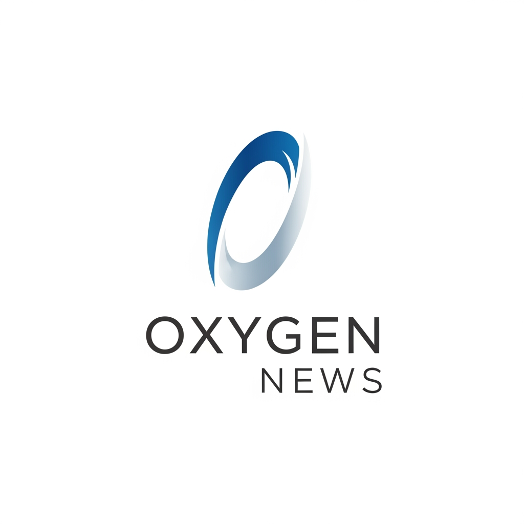 AI Design for create a logo for news channel name oxygen news. create a simple rich and elegant. not necessary to take oxygen in logo. get me more option. i m not liking it