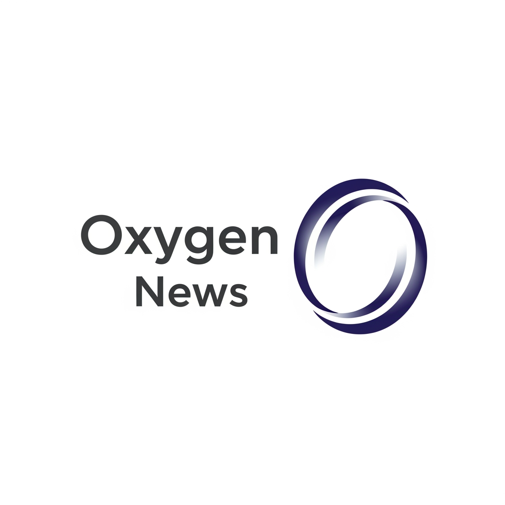 AI Design for create a logo for news channel name oxygen news. create a simple rich and elegant. not necessary to take oxygen in logo. get me more option. i m not liking it