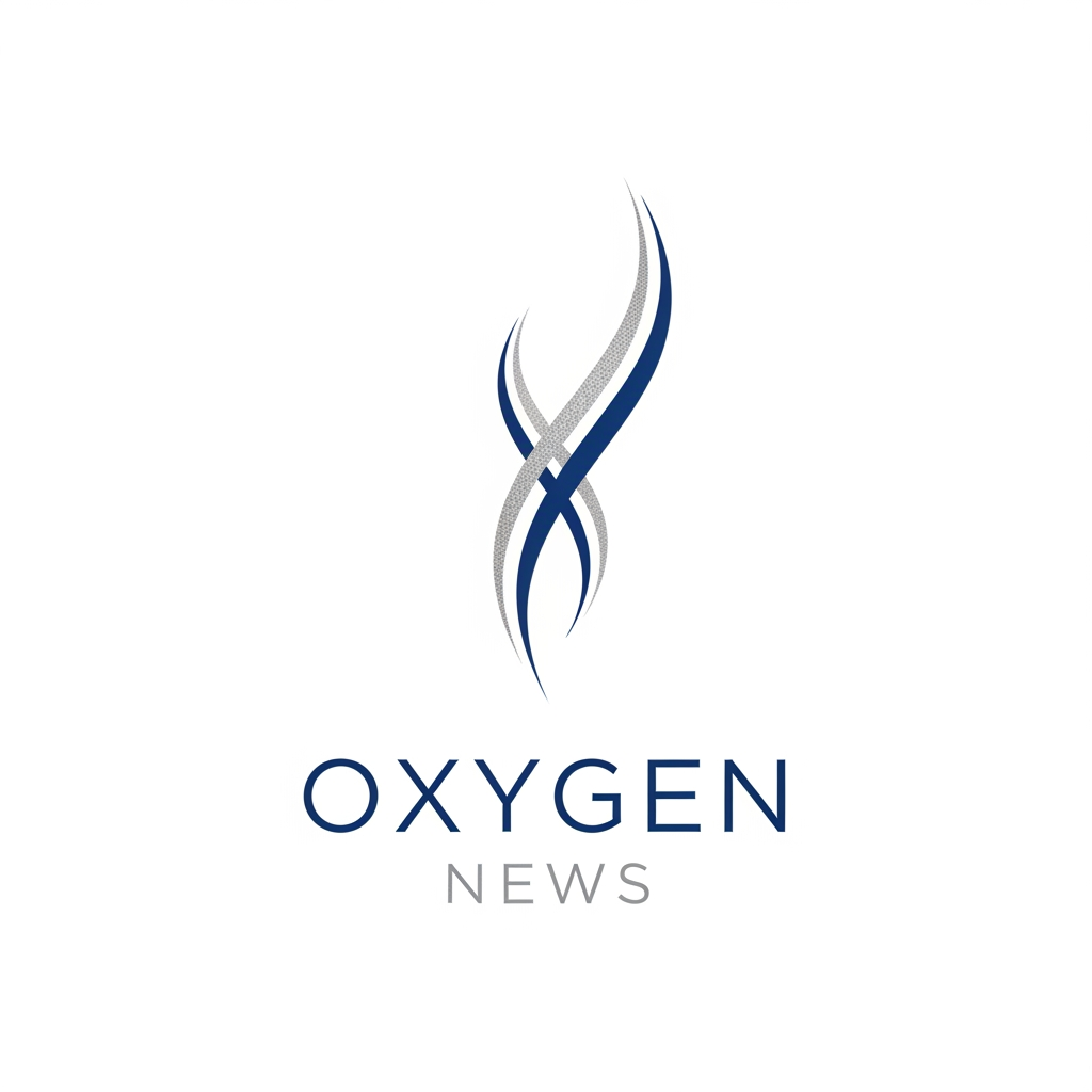 AI Design for create a logo for news channel name oxygen news. create a simple rich and elegant. not necessary to take oxygen in loho