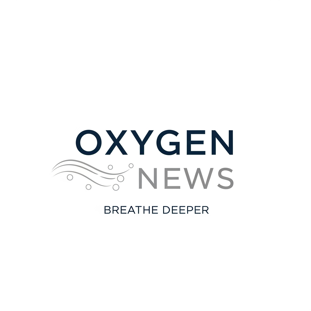 AI Design for create a logo for news channel name oxygen news. create a simple rich and elegant. not necessary to take oxygen in logo. get me more option. i m not liking it