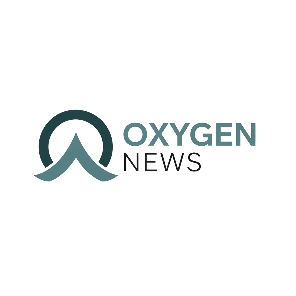 AI Design for create a logo for news channel name oxygen news. create a simple rich and elegant. not necessary to take oxygen in loho