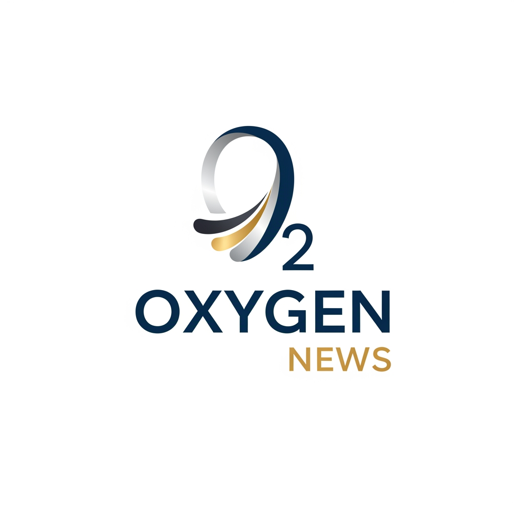AI Design for create a logo for news channel name oxygen news. create a simple rich and elegant. not necessary to take oxygen in logo. get me more option. i m not liking it. keep it simple. its very clumsy and funky