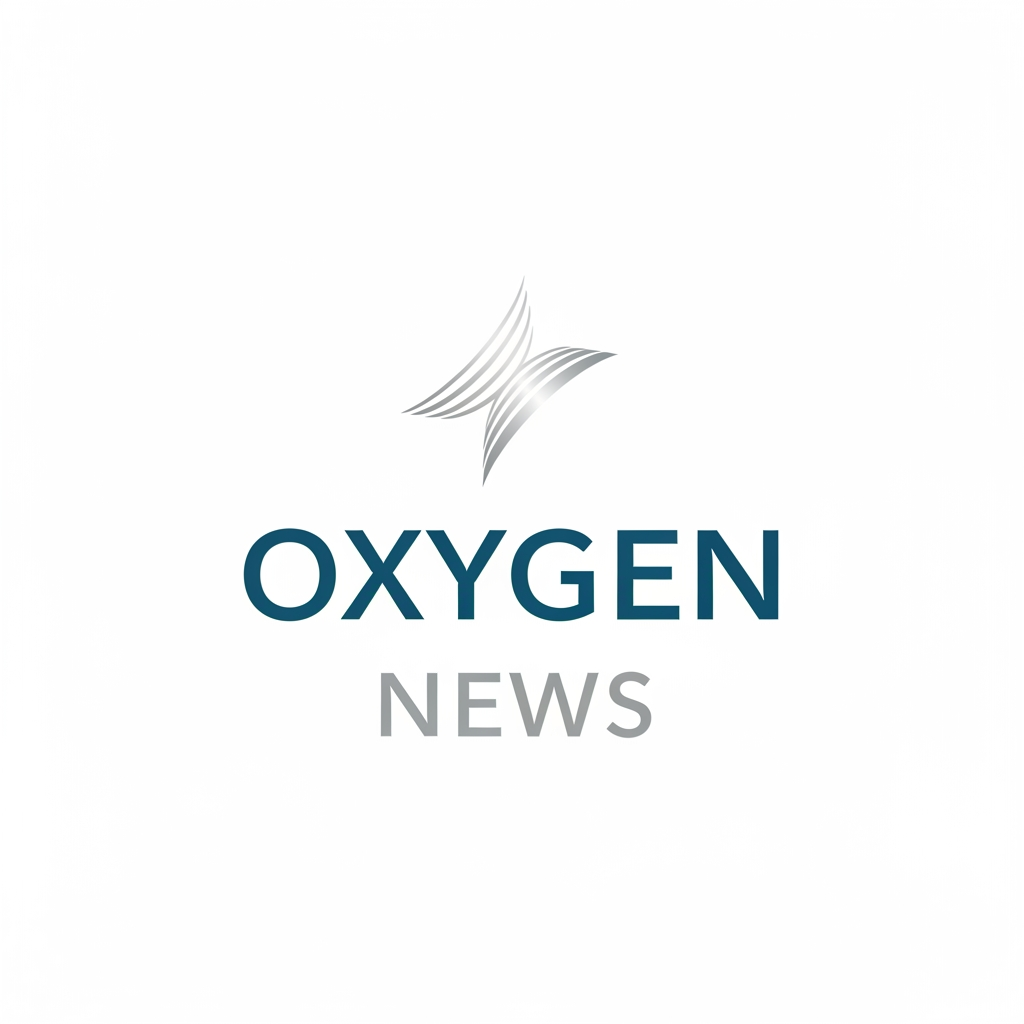 AI Design for create a logo for news channel name oxygen news. create a simple rich and elegant. not necessary to take oxygen in logo. get me more option. i m not liking it. keep it sime. its very clumsy and funky