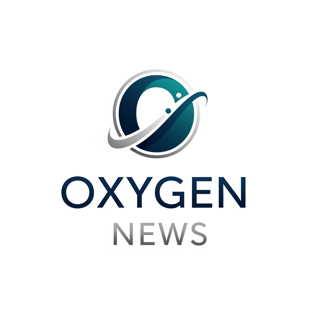 AI Design for create a logo for news channel name oxygen news. create a simple rich and elegant. not necessary to take oxygen in logo. get me more option. i m not liking it