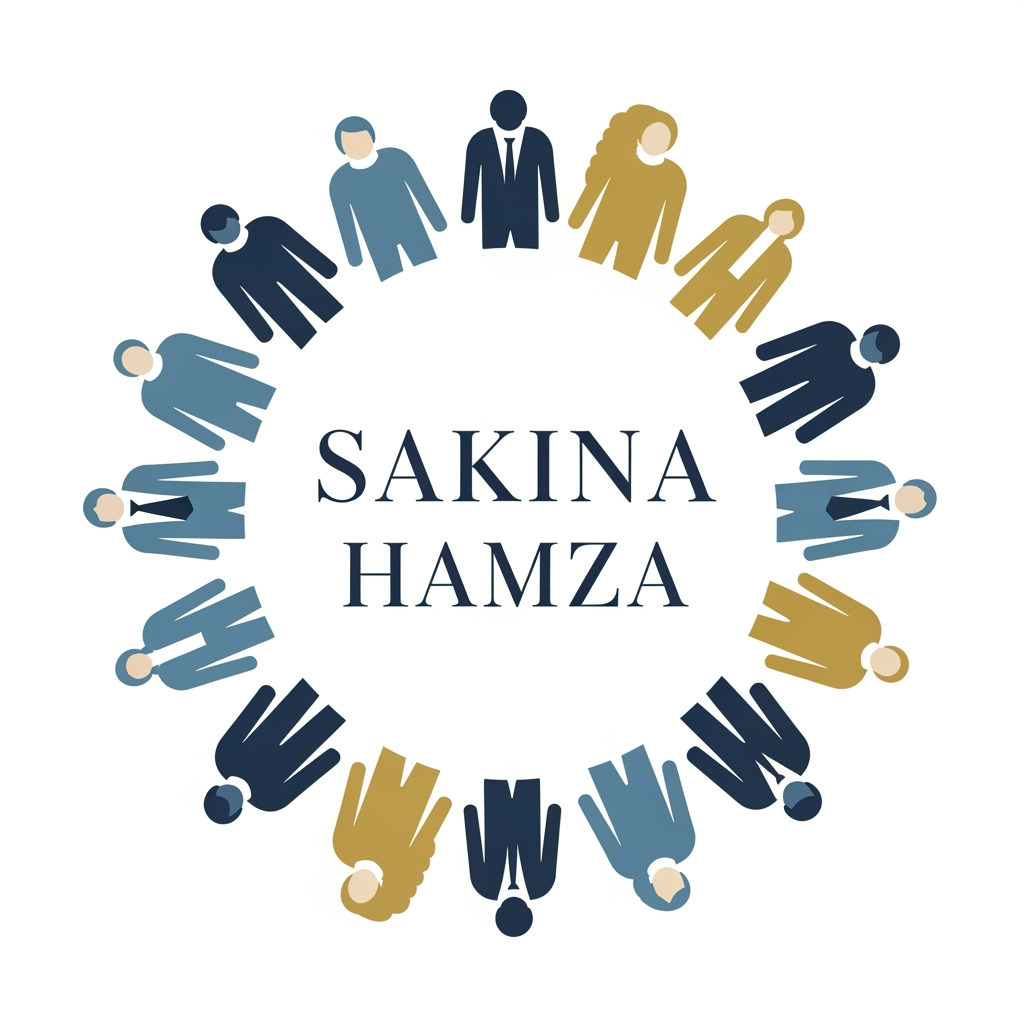 AI Design for sakina hamza" is ko nlogo ke sakel ma bajoo kam sa kam 15 logo bajoo
