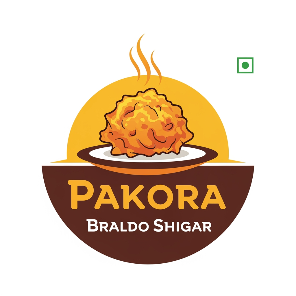 AI Design for "pakora braldo shigar" is ko logo ke sakel ma