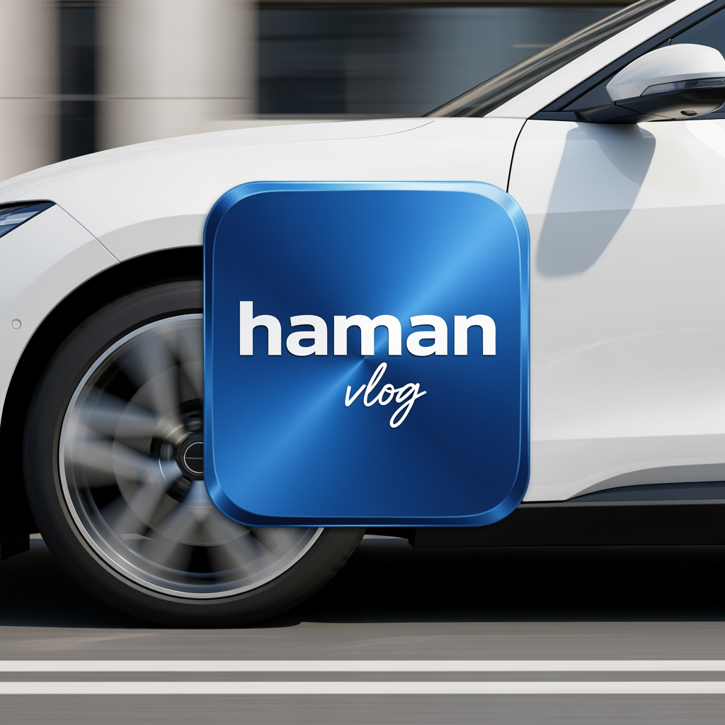 AI Design for "haman vlog" is ko logo ke sakel ,ma bajoo