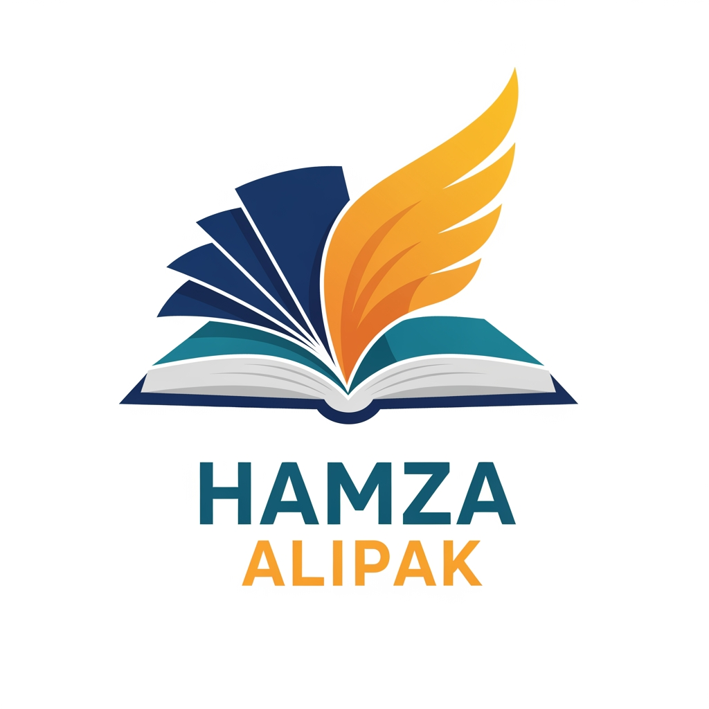 AI Design for hamza alipk" ko facebook per rakne kaleye logo banaw