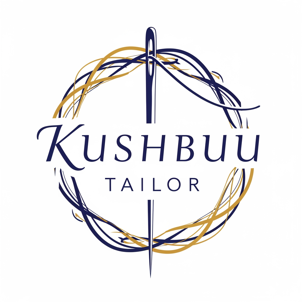 AI Design for make a business idea logo with the name of - KUSHBUU TAILOR  and customize amazing  and give 10 sample+