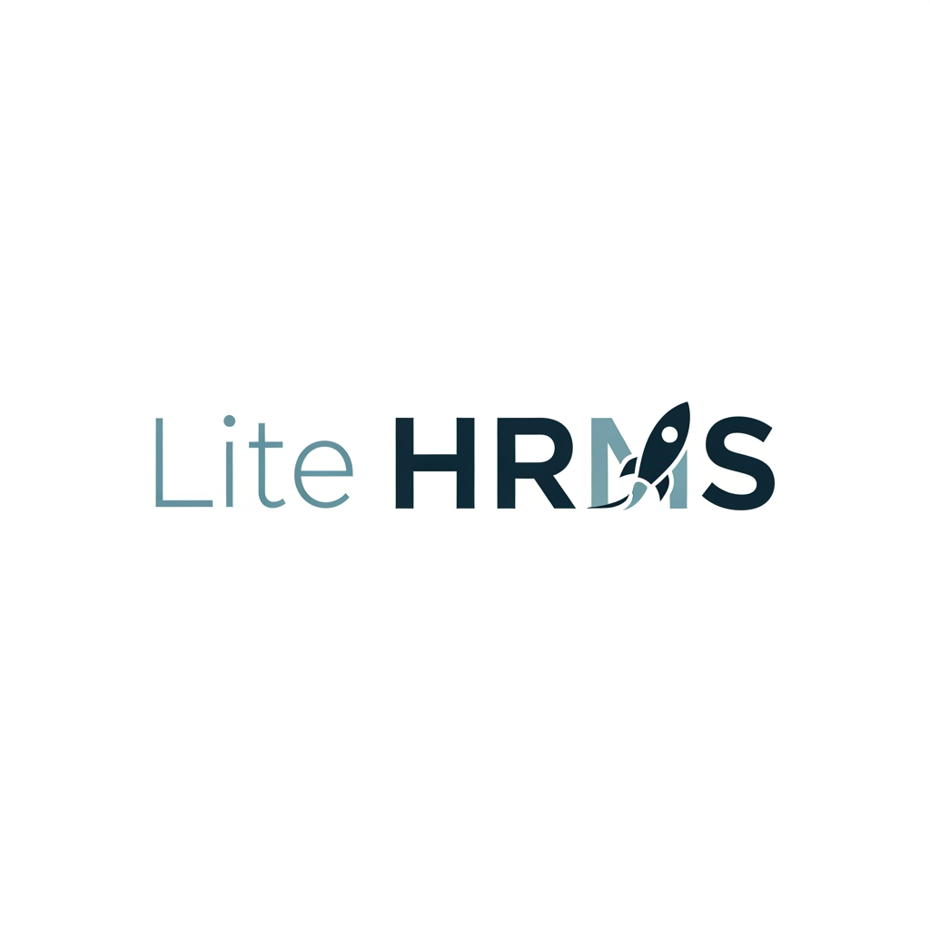 AI Design for Create a logo For Lite HRMS Hr Management platform Create Morethen 10 imwant to text based logo create Different Style in Modern typography Dont use symbols use only texes add single rocket only ineen Horizondal one line type Texed based