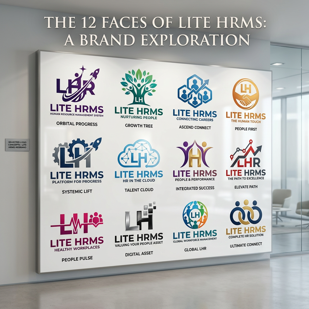 AI Design for Create a logo For Lite HRMS Hr Management platform Create Morethen 10