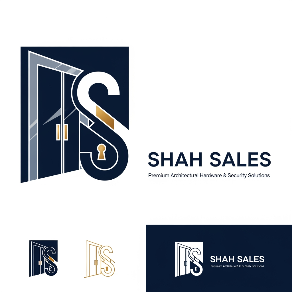 AI Design for Act as a world-class brand identity designer with experience designing logos for Fortune 500 companies.
Design a timeless, premium, minimalist logo for a company named "SHAH SALES".
Company Overview:
SHAH SALES is an Indian company specializing in Digital Door Locks, Mechanical Locks, Smart Locks, Video Door Phones, Shower Cubicles, Glass Railings, Architectural Hardware, and Premium Security Solutions for residential, commercial, hospitality, and industrial projects.
The logo should communicate:
• Trust
• Security
• Strength
• Modern Architecture
• Innovation
• Luxury
• Reliability
• Engineering Precision
Design Style:
- Minimalist
- Flat Design
- Geometric
- Clean
- Premium
- Corporate
- Elegant
- Memorable
- Scalable
- Iconic
Create a unique "SS" monogram where:
- One "S" subtly forms a modern doorway.
- The second "S" integrates into a lock/keyhole using negative space.
- The overall icon should resemble the entrance of a premium building.
- The logo should also subtly hint at glass architecture without becoming complicated.
Avoid generic lock icons.
Avoid keys.
Avoid padlocks.
Avoid clipart.
Avoid gradients.
Avoid shadows.
Avoid 3D effects.
Avoid unnecessary details.
Color Psychology:
Primary Color:
Deep Navy Blue (#0A2E5D)
Represents trust, engineering, professionalism, and stability.
Secondary:
Luxury Gold (#C9A227)
Represents premium quality, success, and elegance.
Accent:
Steel Grey (#4B5563)
Represents architectural hardware and construction.
Background:
White
Typography:
Use a modern geometric sans-serif similar to:
Poppins
Montserrat
Manrope
Outfit
Company Name:
SHAH SALES
Tagline:
Premium Architectural Hardware & Security Solutions
The logo must look equally impressive on:
• Brochures
• Visiting Cards
• Letterheads
• Uniforms
• Office Signboards
• Shop Fronts
• Product Packaging
• Website
• Mobile App
• Social Media
Design should feel like a premium brand such as:
ASSA ABLOY
Godrej Locks
Hafele
Dormakaba
Yale
Legrand
The logo should be internationally recognizable while incorporating a subtle Indian identity inspired by traditional architectural entrances rather than obvious cultural symbols.
Deliver:
1. Main Logo
2. Monogram Icon
3. Black Version
4. White Version
5. Navy & Gold Version
6. Favicon
7. Horizontal Layout
8. Vertical Layout
9. Brand Color Palette
10. Typography Recommendation
Output should be clean, luxury, vector-style, award-winning, and suitable for trademark registration.