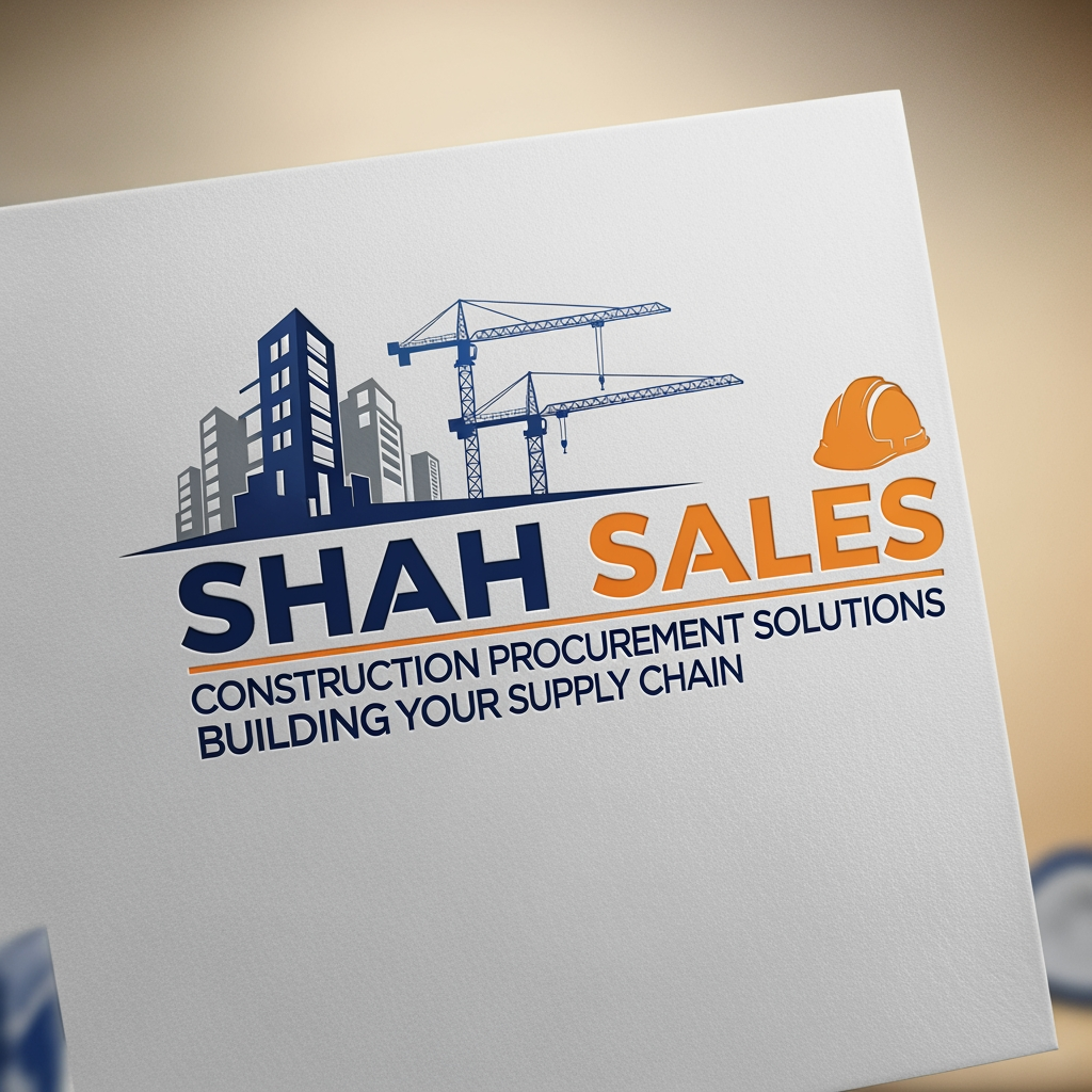 AI Design for a construction procurment firm named shah sales