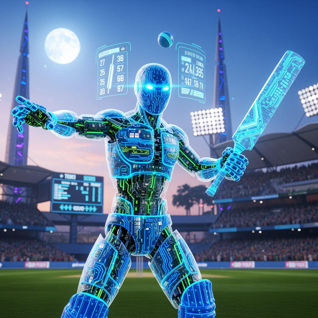 AI Design for ai avtar create for cricket