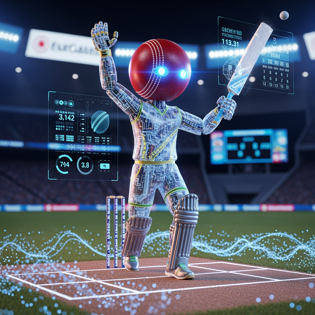 AI Design for ai avtar create for cricket