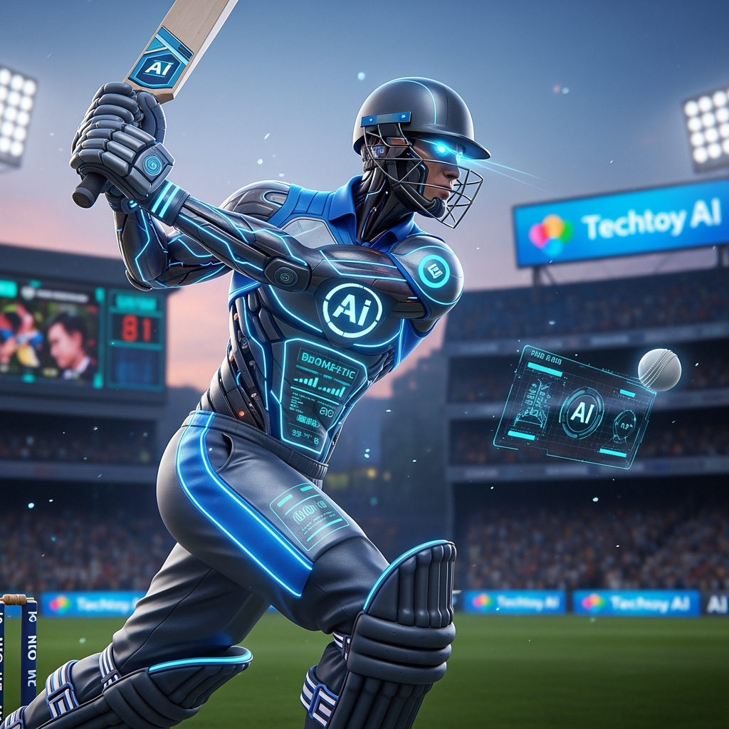 AI Design for ai avtar create for cricket