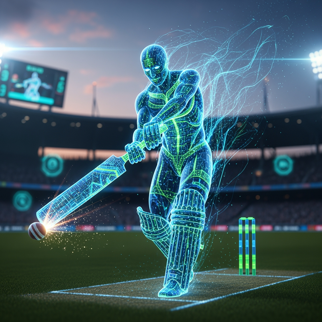 AI Design for ai avtar create for cricket