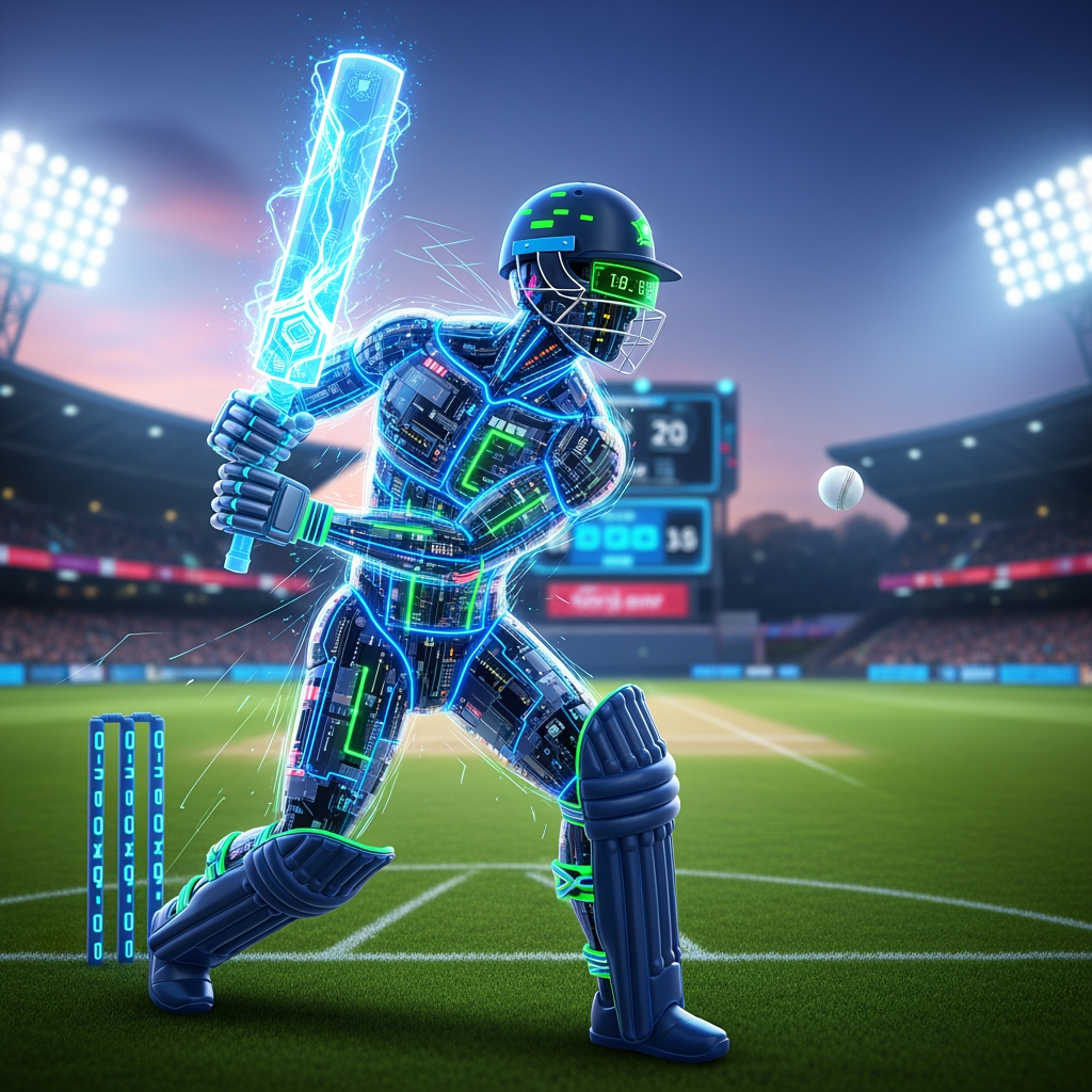 AI Design for ai avtar create for cricket