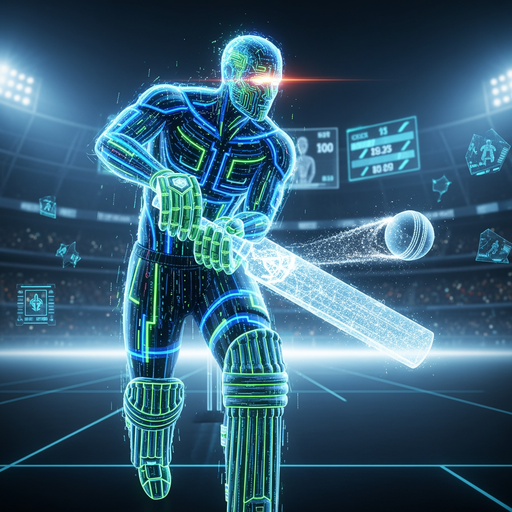 AI Design for ai avtar create for cricket