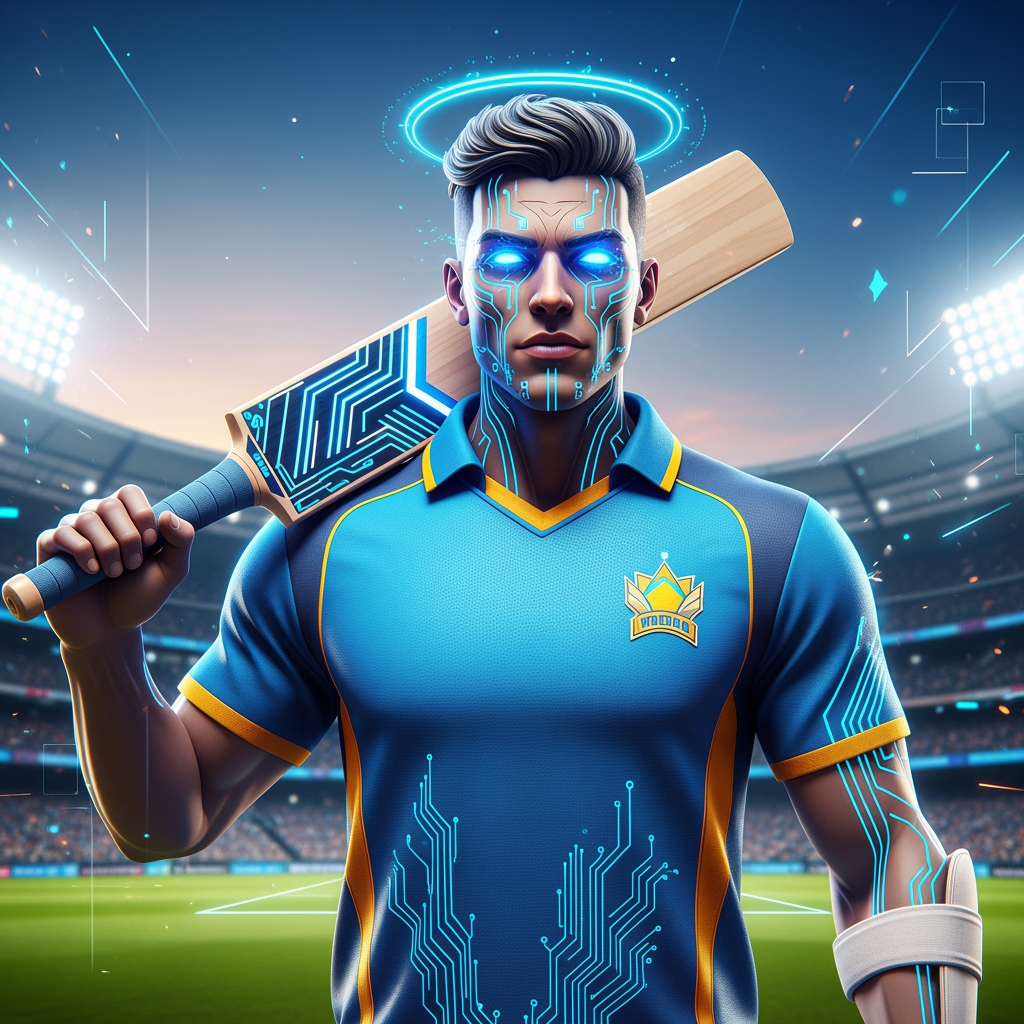 AI Design for ai avtar create for cricket