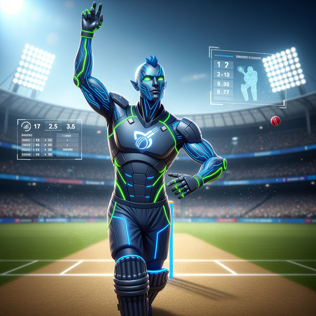 AI Design for ai avtar create for cricket