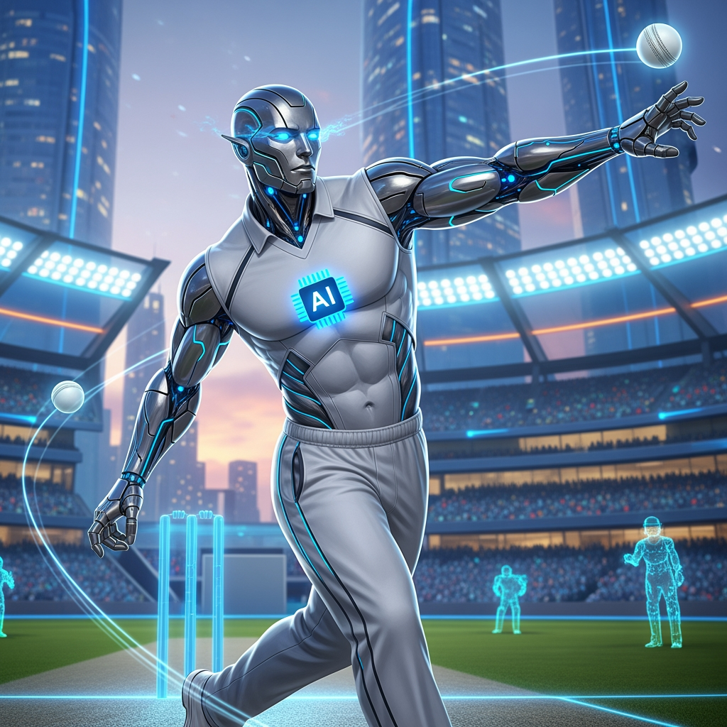 AI Design for ai avtar create for cricket