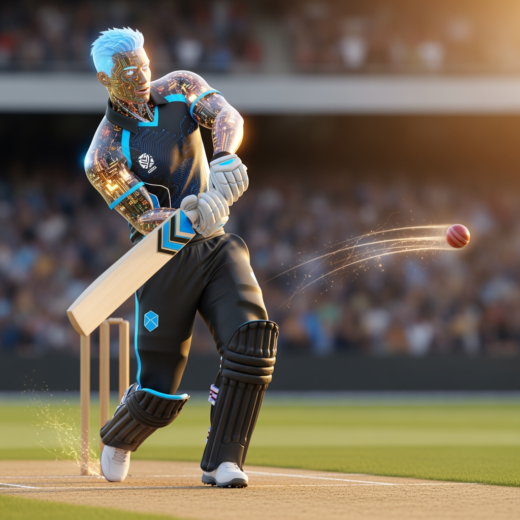 AI Design for ai avtar create for cricket