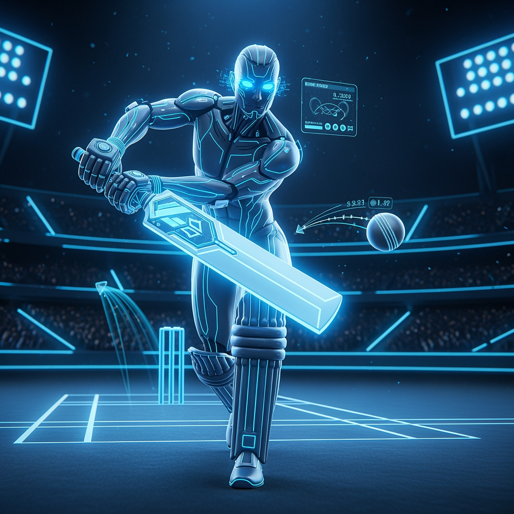 AI Design for ai avtar create for cricket