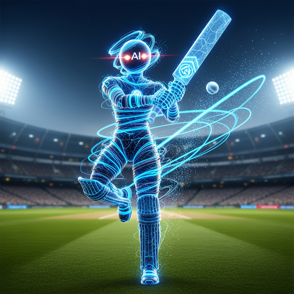 AI Design for ai avtar create for cricket