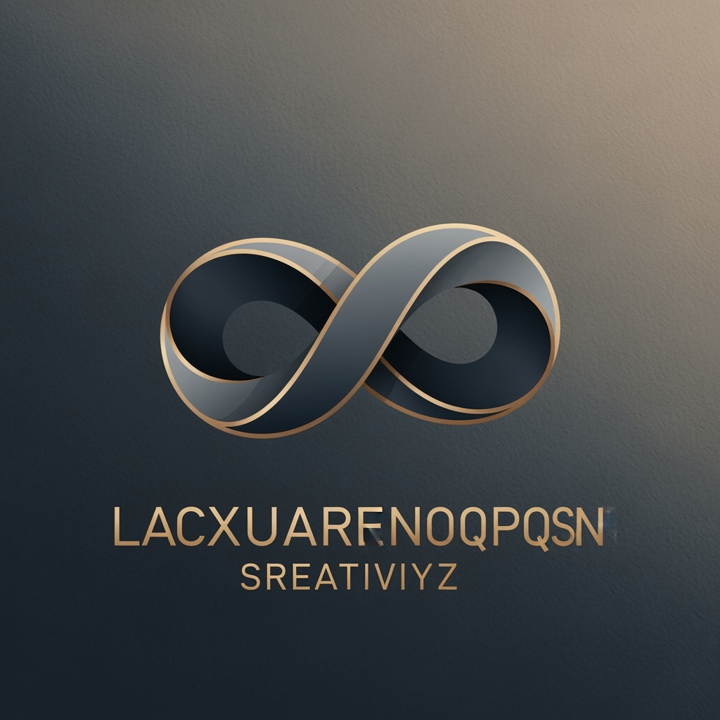 AI Design for A clean, luxurious, minimalist logo that combines intelligence, creativity, and precision. The mark should be geometric yet fluid, featuring smooth curves blended with sharp architectural lines to symbolize AI and human creativity working together. It should feel premium, timeless, and memorable rather than trendy. The design should be simple enough to be recognized instantly at favicon size, while elegant enough to represent a high-end digital agency handling ₹10 lakh+ projects. Avoid obvious AI symbols like robot heads, brains, circuit boards, or chat bubbles. Instead, create an abstract icon inspired by motion, growth, infinity, connection, and innovation. The typography should be modern with generous spacing, refined proportions, and a custom feel. The overall identity should communicate trust, sophistication, innovation, luxury, and world-class craftsmanship. and it should have cruves not sharp edges and make it look creative