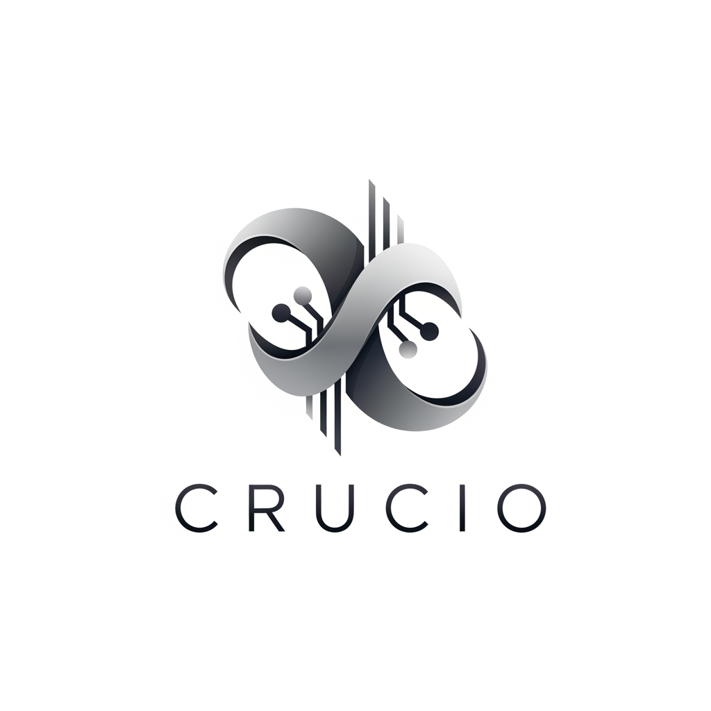 AI Design for A clean, luxurious, minimalist logo that combines intelligence, creativity, and precision. The mark should be geometric yet fluid, featuring smooth curves blended with sharp architectural lines to symbolize AI and human creativity working together. It should feel premium, timeless, and memorable rather than trendy. The design should be simple enough to be recognized instantly at favicon size, while elegant enough to represent a high-end digital agency handling ₹10 lakh+ projects. Avoid obvious AI symbols like robot heads, brains, circuit boards, or chat bubbles. Instead, create an abstract icon inspired by motion, growth, infinity, connection, and innovation. The typography should be modern with generous spacing, refined proportions, and a custom feel. The overall identity should communicate trust, sophistication, innovation, luxury, and world-class craftsmanship. and it should have cruves not sharp edges and make it look creative