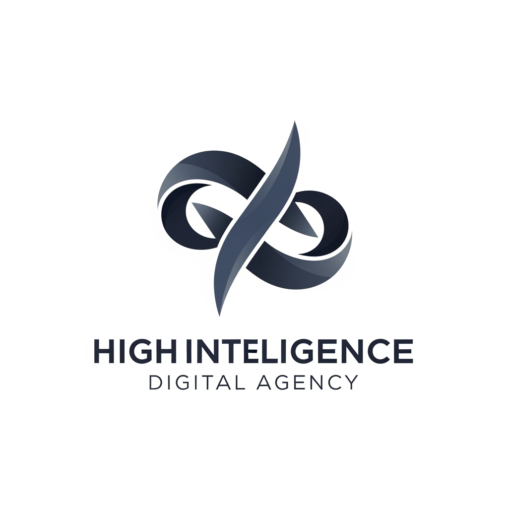 AI Design for A clean, luxurious, minimalist logo that combines intelligence, creativity, and precision. The mark should be geometric yet fluid, featuring smooth curves blended with sharp architectural lines to symbolize AI and human creativity working together. It should feel premium, timeless, and memorable rather than trendy. The design should be simple enough to be recognized instantly at favicon size, while elegant enough to represent a high-end digital agency handling ₹10 lakh+ projects. Avoid obvious AI symbols like robot heads, brains, circuit boards, or chat bubbles. Instead, create an abstract icon inspired by motion, growth, infinity, connection, and innovation. The typography should be modern with generous spacing, refined proportions, and a custom feel. The overall identity should communicate trust, sophistication, innovation, luxury, and world-class craftsmanship. and it should have cruves not sharp edges and make it look creative