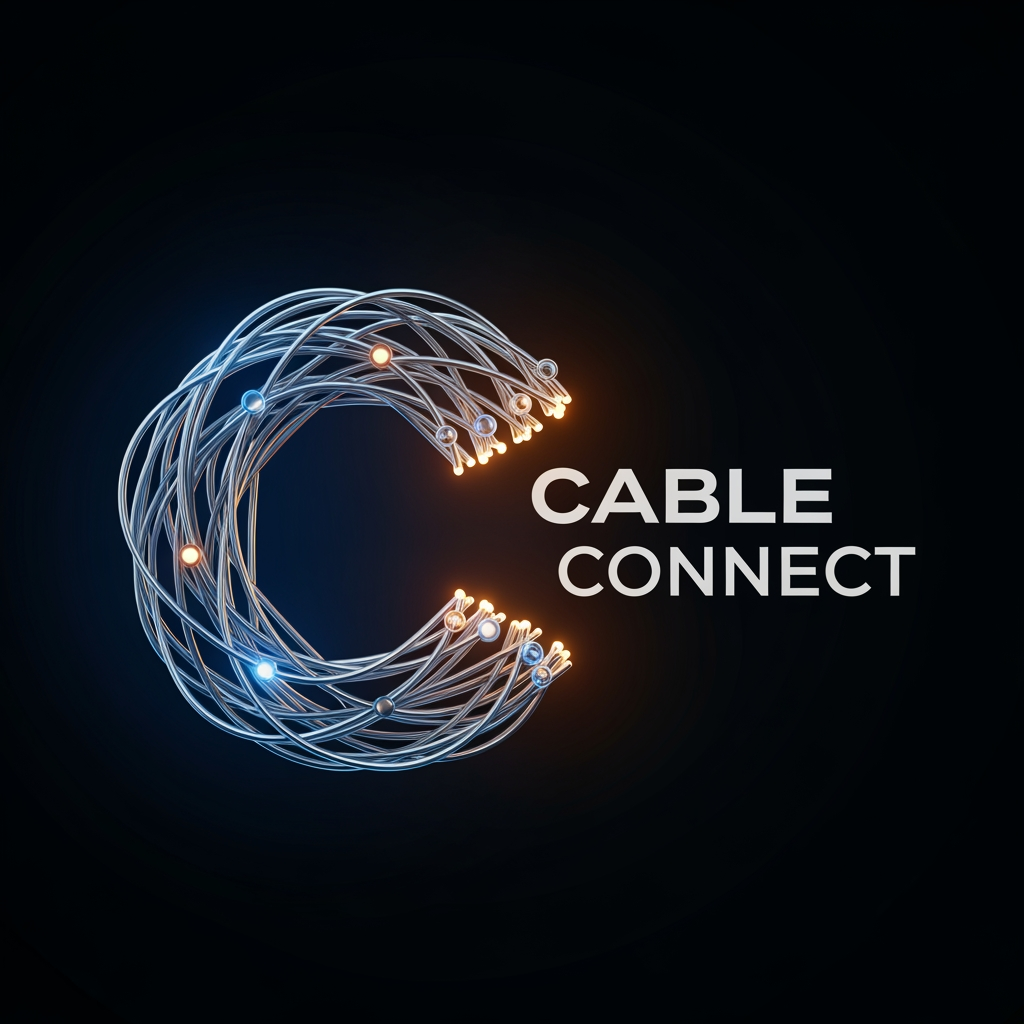 AI Design for Create a logo for "Cable Connect" which is a B2B saas platform in cables and wire industry, here users can sell, buy, connect with others related to wire industry so act as an award winning logo designer and create a logo for the same. what i want is letter "C" made of wire and show some connection as here in this platform users can connect through each other