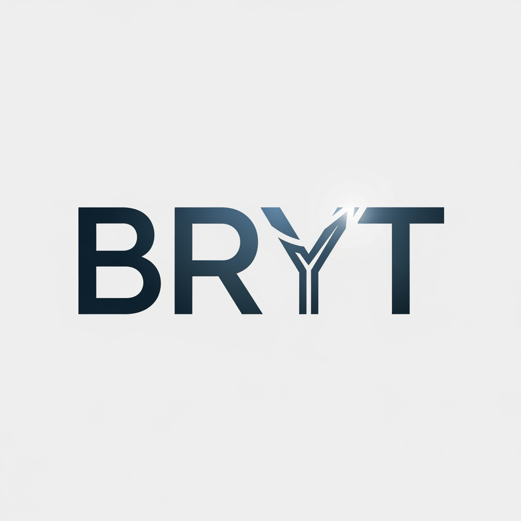 AI Design for BRYT 
THIS IS THE NAME CREATE THIS NAME LOGO