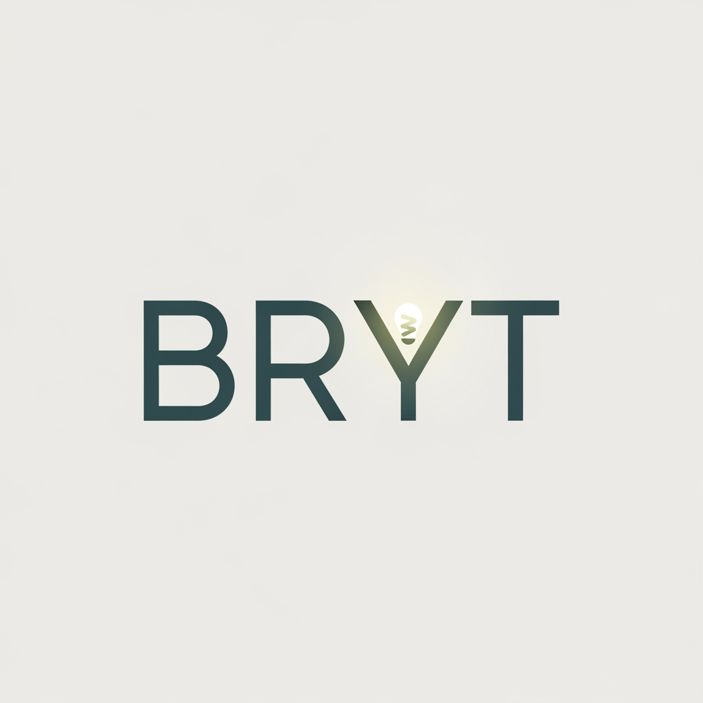 AI Design for BRYT 
THIS IS THE NAME CREATE THIS NAME LOGO