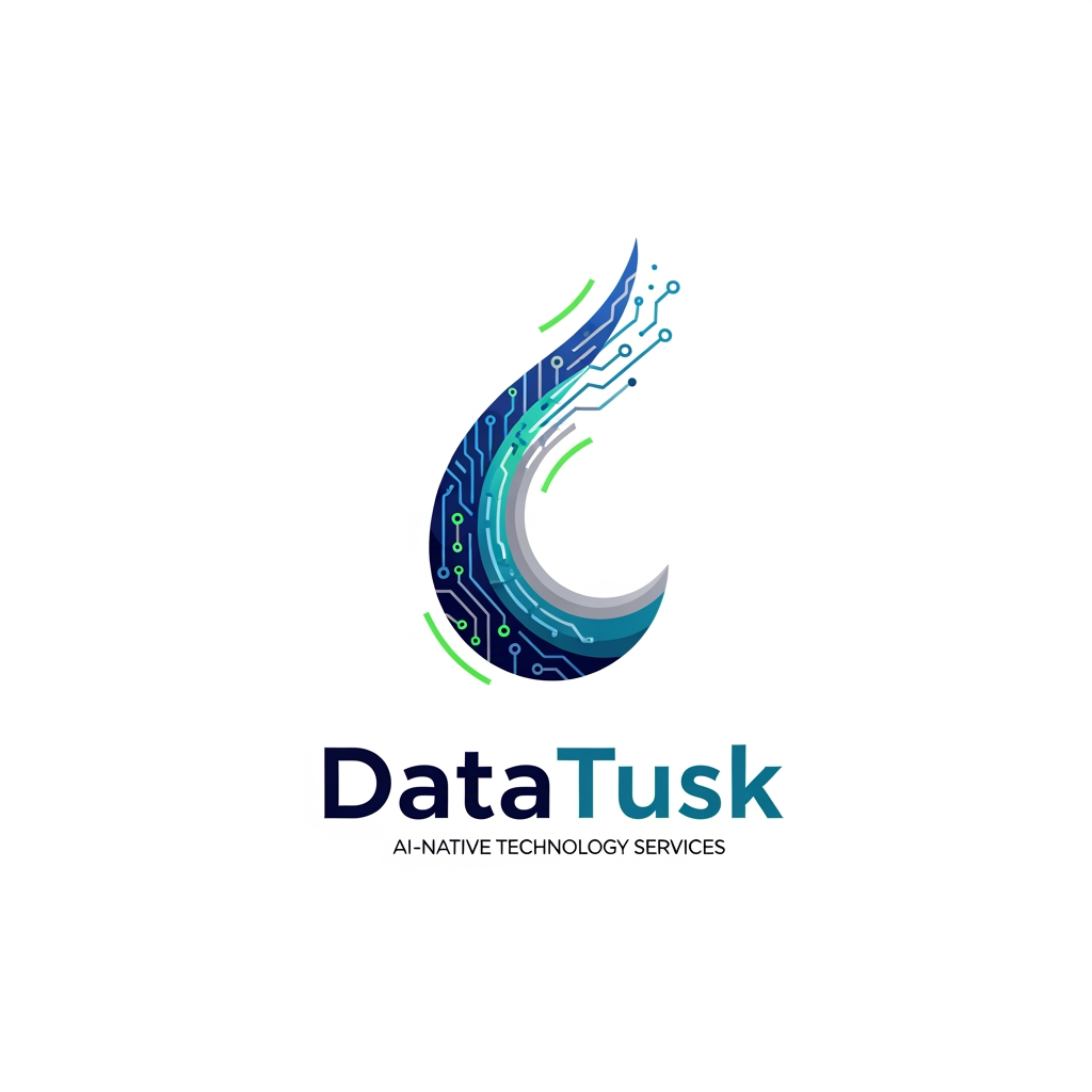 AI Design for Create logo
Here are the briefs; 
 
DataTusk:
Modern AI-Native Technology Service Company
-> App Modernization 
->  AI Consulting | Services
->  Product Prototyping 
(Serving Small to Medium Sized Businesses)