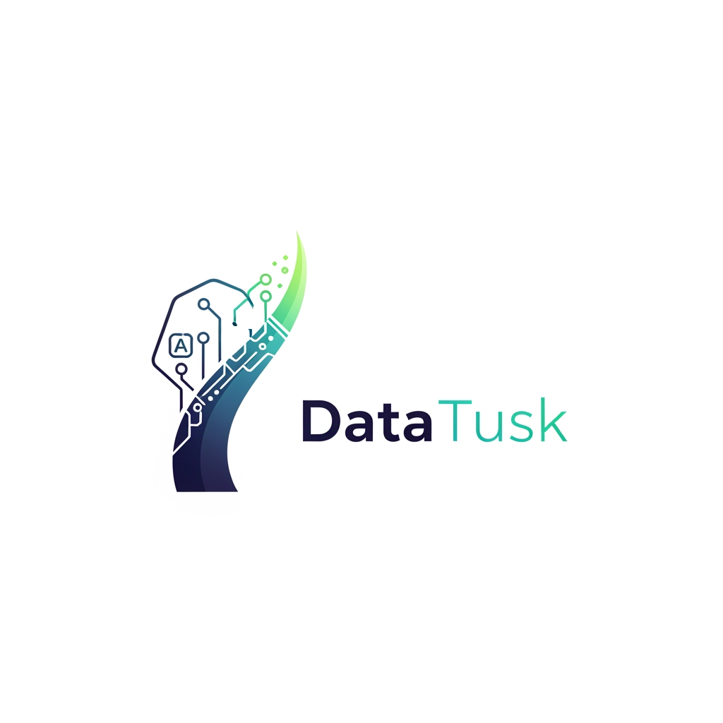 AI Design for Create logo
Here are the briefs; 
 
DataTusk:
Modern AI-Native Technology Service Company
-> App Modernization 
->  AI Consulting | Services
->  Product Prototyping 
(Serving Small to Medium Sized Businesses)
