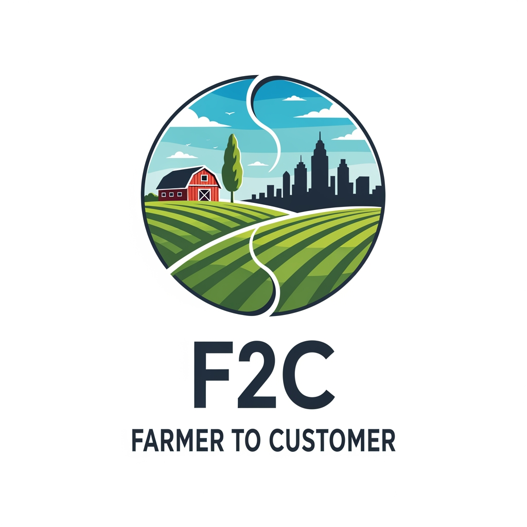 AI Design for CREAT A LOGO FOR FARMER TO COSTEMER  AS F2C
