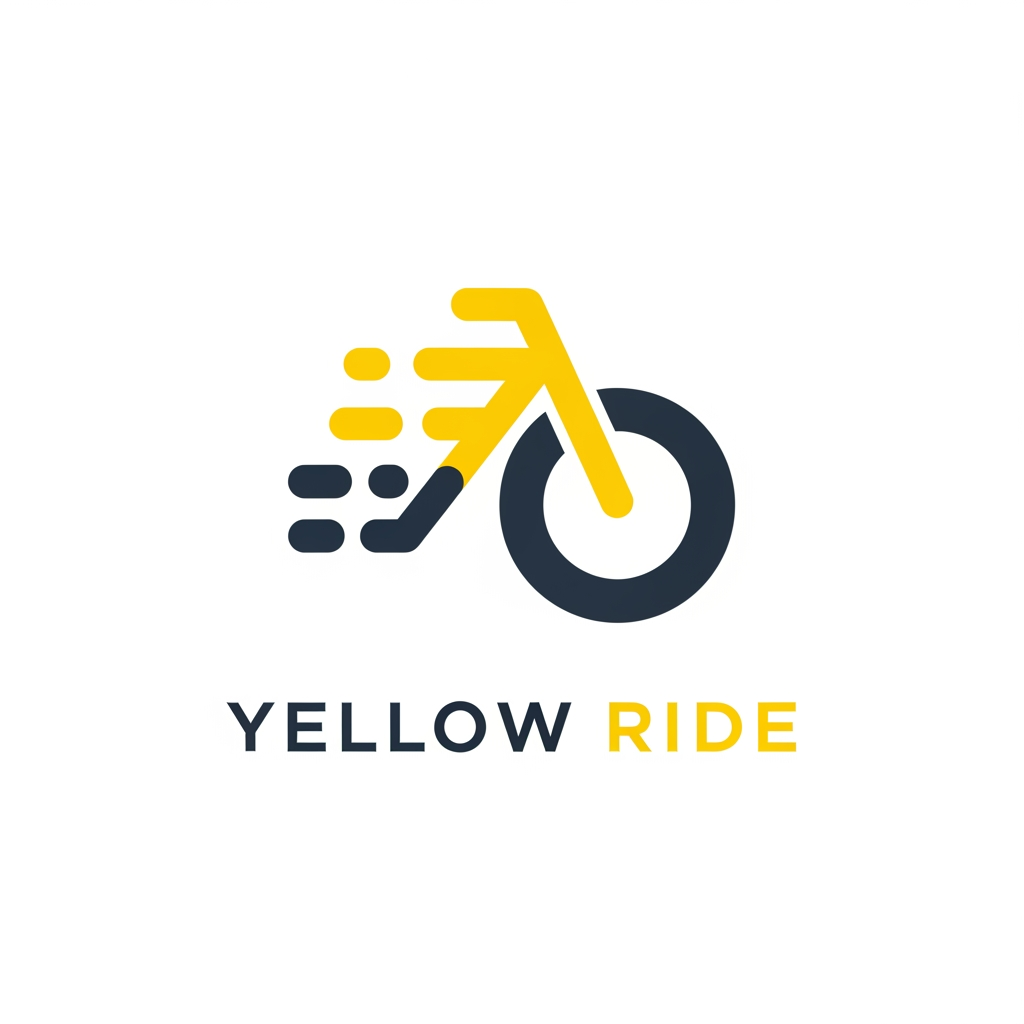 AI Design for Flat vector logo design for a bike-taxi ride-hailing brand called "Yellow Ride", 
minimalist icon-based mark, clean geometric shapes, professional startup branding style 
similar to Rapido/Ola/Uber logo language, bold single-weight lineart, 
2-color palette only (yellow #FFC107 and dark charcoal #2C3440), 
flat design with no gradients, no drop shadows, no 3D effects, no glow, 
perfectly symmetrical vector shapes, sharp clean edges, simple negative space concept, 
icon should abstractly represent motion/speed/road/wheel, 
modern sans-serif logotype below the icon, wordmark "Yellow Ride", 
centered composition, white background, isolated logo, 
style: corporate brand identity, Behance logo design portfolio style, 
flat 2D vector illustration, --no realistic textures, no photorealism, no mockup, no shading noise

Extra tips jo AI-look kam karenge:

"Flat vector" aur "no gradient, no shadow, no 3D" explicitly likhna — yeh sabse zyada farak dalta hai, kyunki AI models default mein soft shading daal dete hain.
2 colors se zyada mat rakho — professional logos usually 1-2 colors mein hi hote hain (Rapido bhi yellow-black hi use karta hai).
Generate karne ke baad, Illustrator/Figma/Canva mein vector trace karke haath se clean karo — curves ko perfect symmetrical banao, stray anchor points hatao. Yeh step sabse zaroori hai kyunki raw AI output kabhi bhi 100% production-ready nahi hota.
Agar possible ho, ek real designer se 1-2 ghante ka finishing pass karwa lo — thoda investment se logo genuinely "hand-made professional" lagega, na ki AI draft.