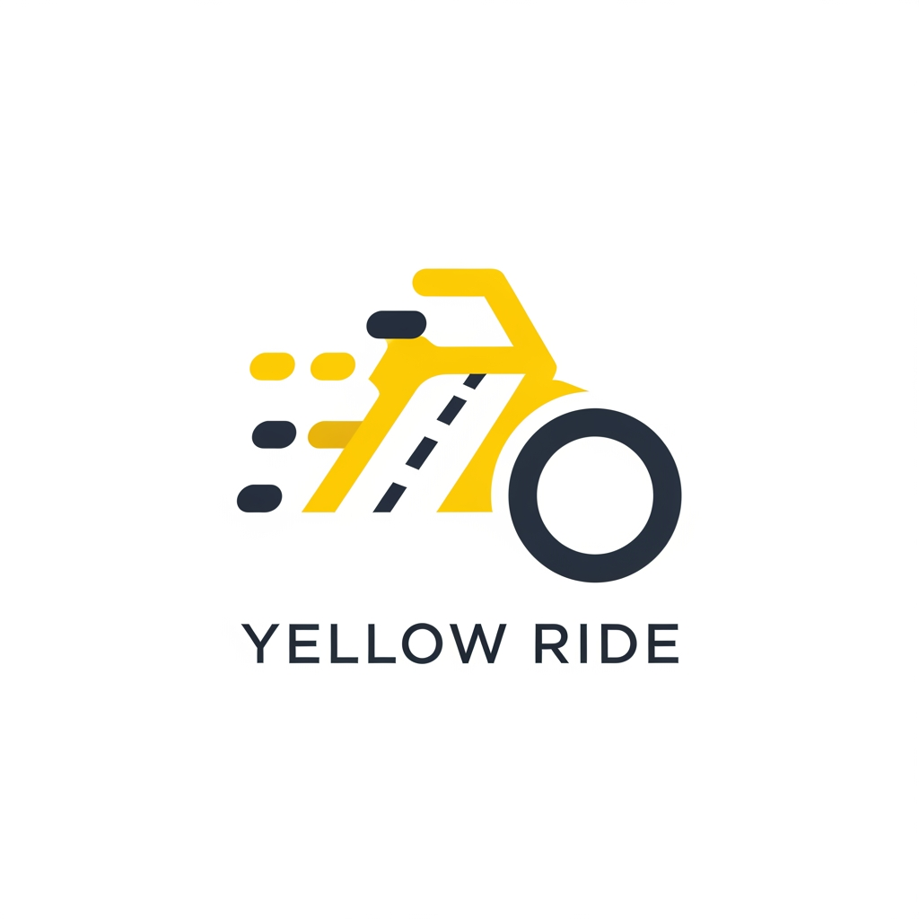 AI Design for Flat vector logo design for a bike-taxi ride-hailing brand called "Yellow Ride", 
minimalist icon-based mark, clean geometric shapes, professional startup branding style 
similar to Rapido/Ola/Uber logo language, bold single-weight lineart, 
2-color palette only (yellow #FFC107 and dark charcoal #2C3440), 
flat design with no gradients, no drop shadows, no 3D effects, no glow, 
perfectly symmetrical vector shapes, sharp clean edges, simple negative space concept, 
icon should abstractly represent motion/speed/road/wheel, 
modern sans-serif logotype below the icon, wordmark "Yellow Ride", 
centered composition, white background, isolated logo, 
style: corporate brand identity, Behance logo design portfolio style, 
flat 2D vector illustration, --no realistic textures, no photorealism, no mockup, no shading noise

Extra tips jo AI-look kam karenge:

"Flat vector" aur "no gradient, no shadow, no 3D" explicitly likhna — yeh sabse zyada farak dalta hai, kyunki AI models default mein soft shading daal dete hain.
2 colors se zyada mat rakho — professional logos usually 1-2 colors mein hi hote hain (Rapido bhi yellow-black hi use karta hai).
Generate karne ke baad, Illustrator/Figma/Canva mein vector trace karke haath se clean karo — curves ko perfect symmetrical banao, stray anchor points hatao. Yeh step sabse zaroori hai kyunki raw AI output kabhi bhi 100% production-ready nahi hota.
Agar possible ho, ek real designer se 1-2 ghante ka finishing pass karwa lo — thoda investment se logo genuinely "hand-made professional" lagega, na ki AI draft.