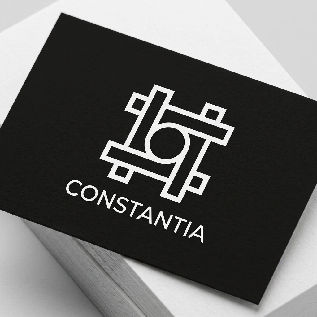 AI Design for A minimalist, modern logo design featuring a clean and elegant icon inspired by {{product:456}}. Use a balanced geometric composition, bold lines, and a sophisticated monochromatic color palette on a solid background, focusing on high-end brand simplicity and vector-style clarity.